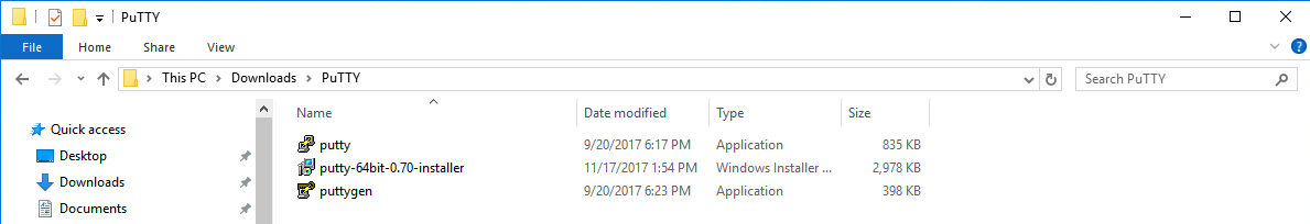 putty download file to windows